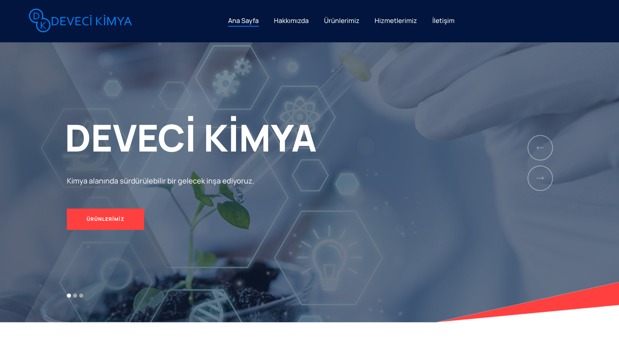 Deveci Kimya — MOZ Ajans projesi